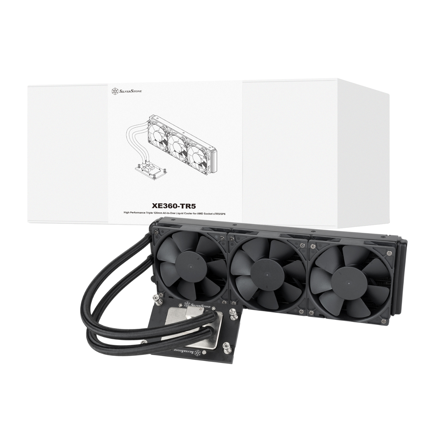 Silverstone Xe360-Tr5 High Performance 360mm Aio Liquid Cpu Cooler
