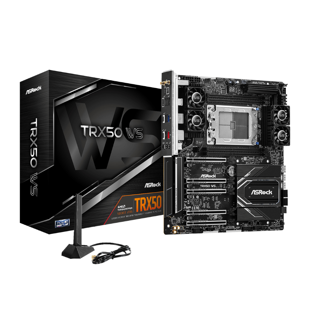 Asrock Trx50 Ws Amd Tr5 Eatx Gaming Motherboard