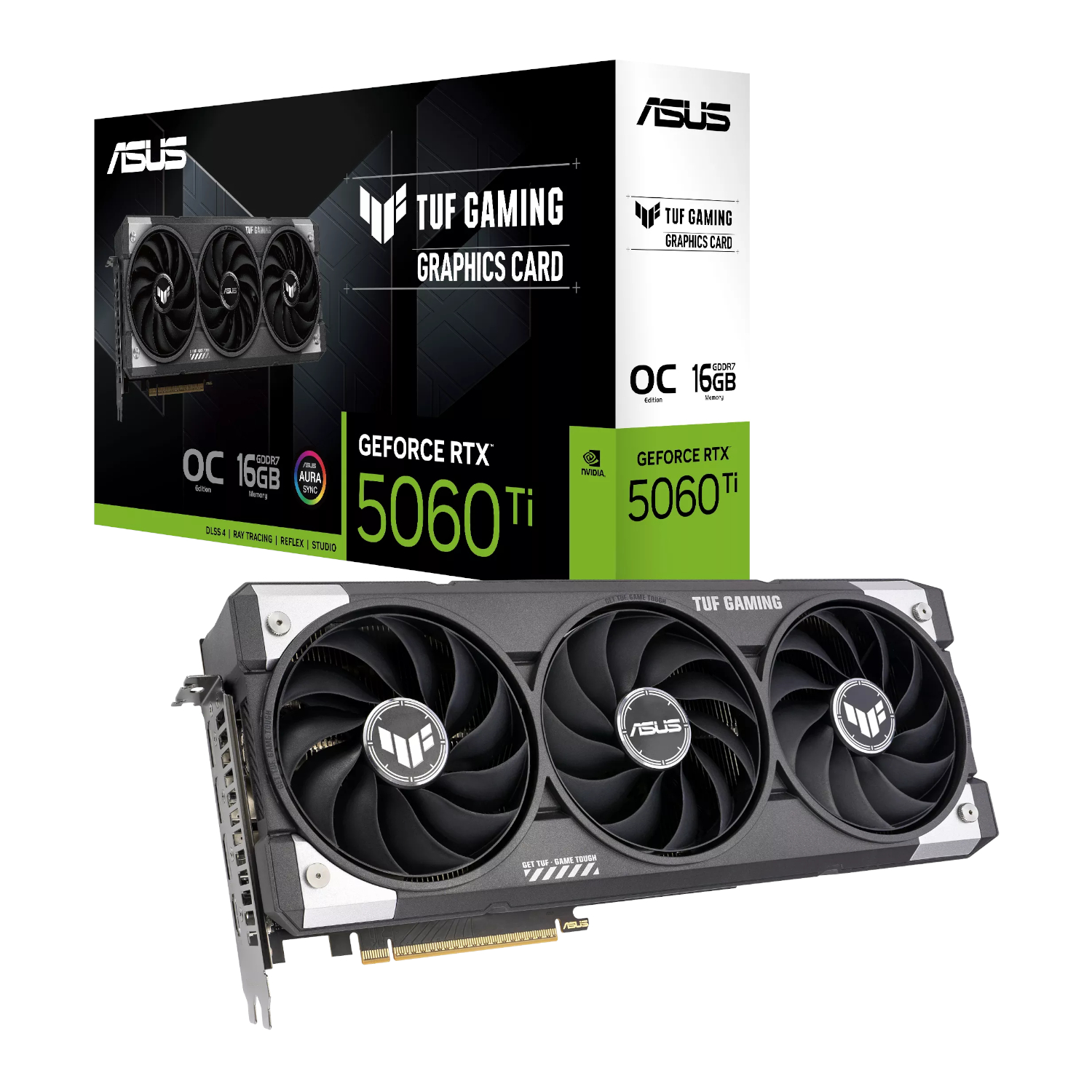 Asus Tuf Gaming Geforce Rtx 5060 Ti 16gb Gddr7 Oc Edition Graphics Card