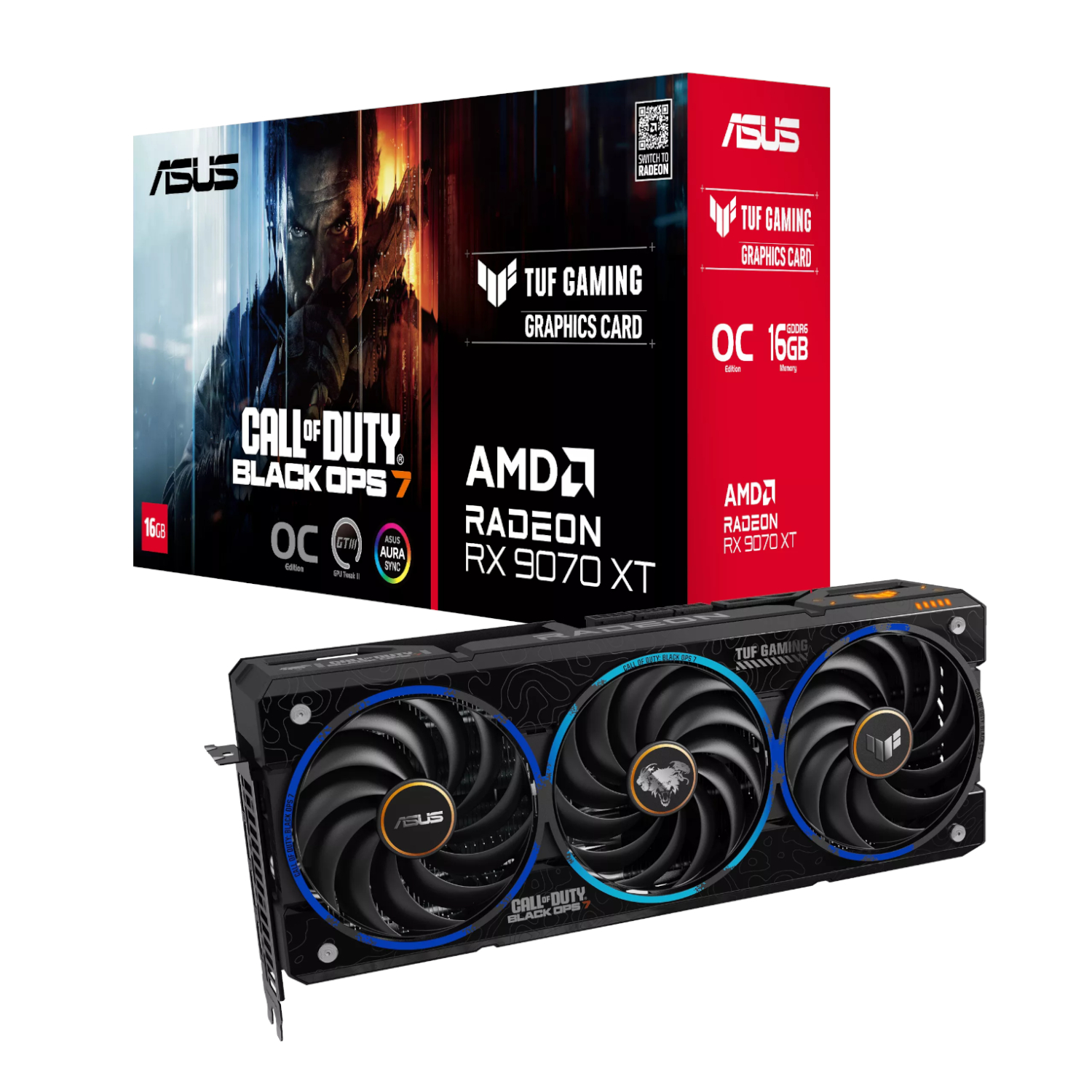 Asus Tuf Gaming Radeon™ Rx 9070 Xt Cod Bo7 Special Edition Graphics Card