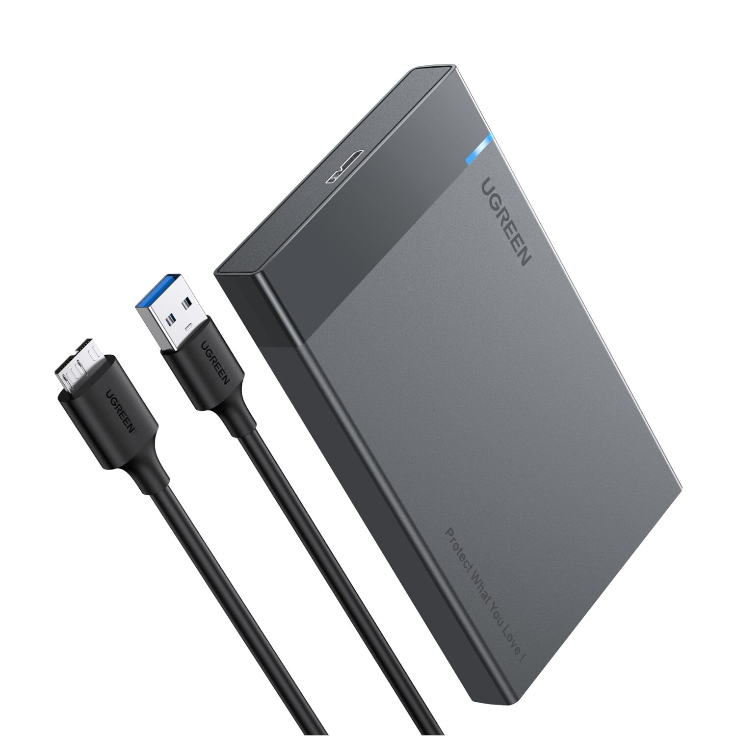 Ugreen 2.5'' Sata Hard Drive Usb 3.0 Enclosure, Uasp, 6gbps