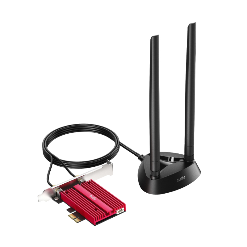 Cudy 3000mbps Wifi 6 + Bt 5.0 Pci-E Adapter