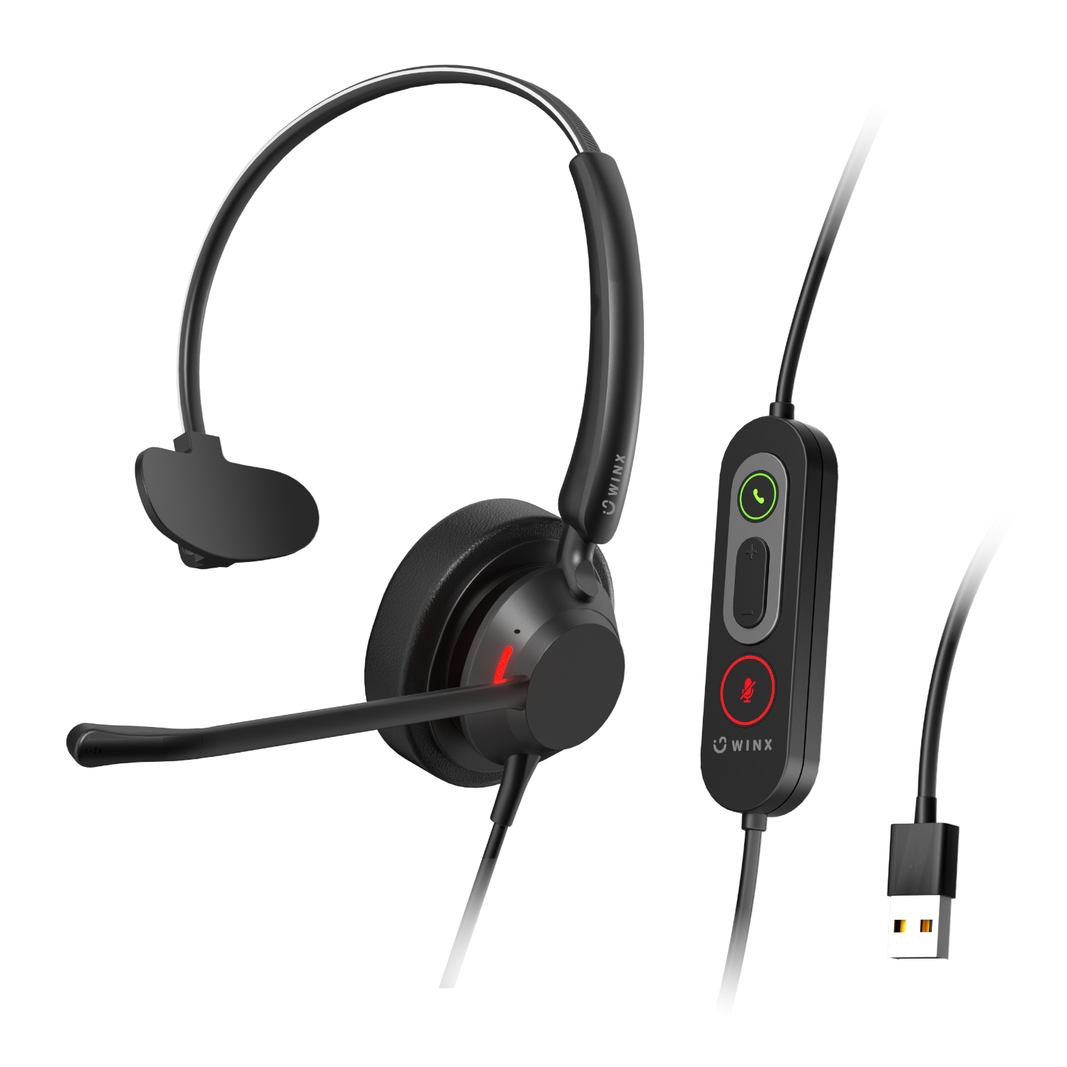 Winx Call Pro 2 Mono Ai Noise Cancelling Headset