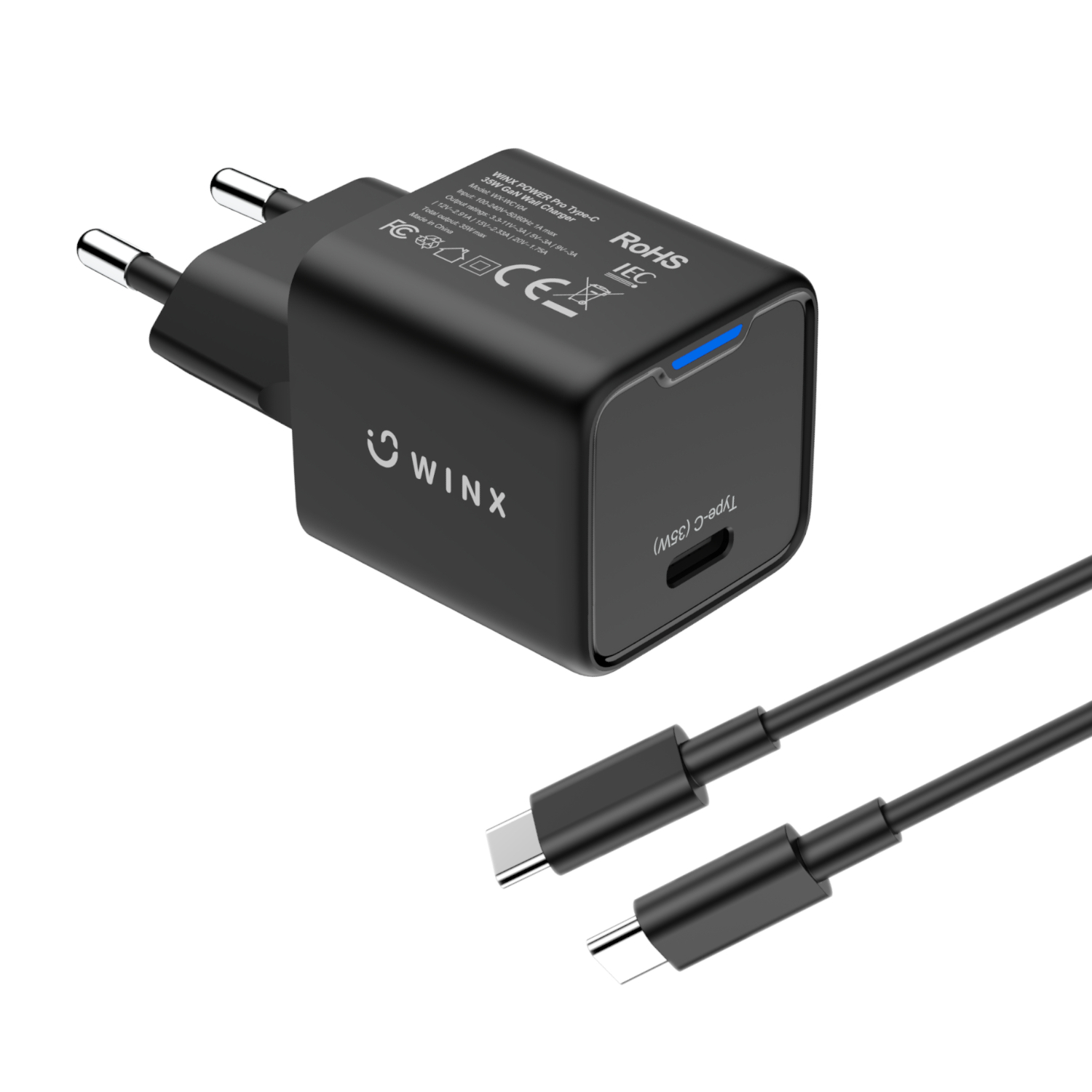 Winx Power Fast Type-C 35w Gan Wall Charger