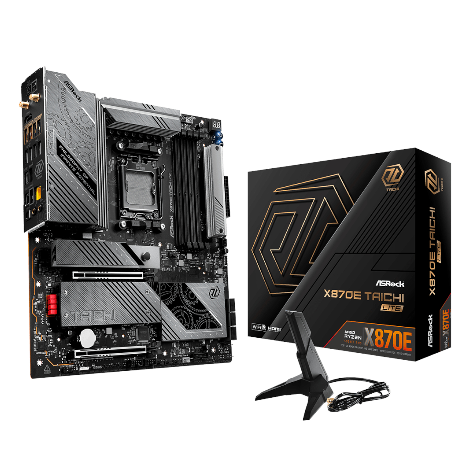 Asrock X870e Taichi Lite Am5 Atx Motherboard
