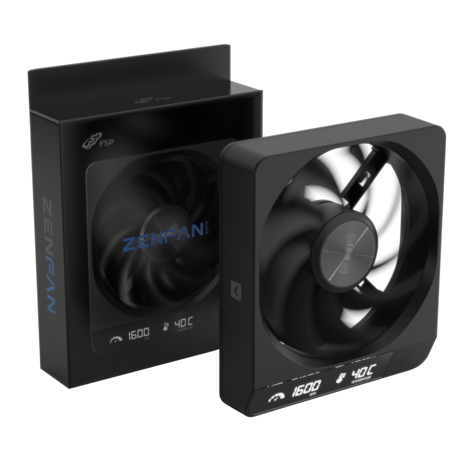 Fsp Zenfan 120mm Pwm Smart Fan - Black