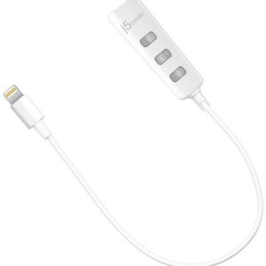 J5create Jla160 White - Lightning Audio Adapter (3.5mm)