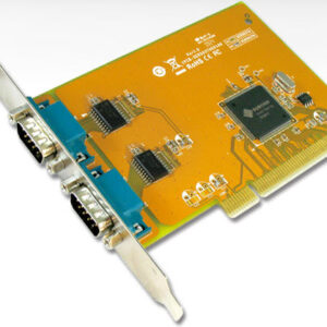 Sunix Ser5037a - 2 Port Serial ( 16c950 ) Rs232 , 32/64bit 3.5/5v Pci Card , 128byte Hardware + 128k Software Fifo, Sun1989 Chipset With Low Power Consumption , 115.2kbps , 2kv Esd Protection