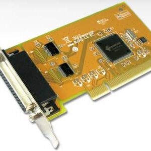 Sunix Ser5037hl - Low-Profile + Standard Dual Bracket - 2 Port High-Speed Serial ( 16c950 ) Rs232 , 32/64bit 3.5/5v Pci Card , 128byte Hardware + 128k Software Fifo, Sun1989 Chipset With Low Power Consumption , 921.6kbps , 15kv Esd Protection + 15kv Iec10