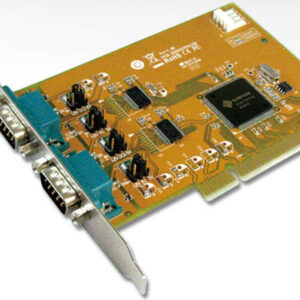 Sunix Ser5037ph With Power Select - 2 Port High-Speed Serial ( 16c950 ) Rs232 , 5v/12v/Ri (No Power) Selectable For Each Serial Port ( Enable Serial Devices To Function Without Ac-Adapter ) , 32/64bit 3.5/5v Pci Card , 128byte Hardware + 128k Software Fi