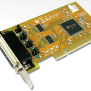 Sunix Ser5037phl , Low-Profile With Power Select - 2 Port High-Speed Serial ( 16c950 ) Rs232 , 5v/12v/Ri (No Power) Selectable For Each Serial Port ( Enable Serial Devices To Function Without Ac-Adapter ) , 32/64bit 3.5/5v Pci Card , 128byte Hardware + 12