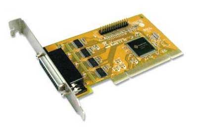 Sunix Mio5099h - 2x Standard + 2x Low-Profile Dual Bracket ( 2 Slots Required ) - 4 Port High-Speed Serial ( 16c550 ) + 1 Port Parallel (Spp/Bpp/Ecp/Epp) , 32/64bit 3.5/5v Pci Card , 128+16byte Hardware + 128k Software Fifo, Sun1989 Chipset , 921.6kbps+1.