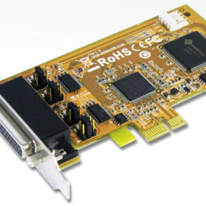 Sunix Ser5437phl - Low-Profile + Extra Standard Dual Bracket - 2 Port High-Speed Serial ( 16c950 ) Rs232 , Pci-Express (1x) , 5v/12v/Ri (No Power) Selectable For Each Serial Port ( Enable Serial Devices To Function Without Ac-Adapter ) , 128byte Hardware