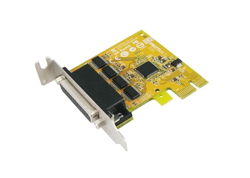 Sunix Ser6437phl - Low-Profile + Extra Standard Dual Bracket - 2 Port High-Speed Serial ( 16c950 ) Rs232 , Pci-Express (1x) , 5v/12v/Ri (No Power) Selectable For Each Serial Port ( Enable Serial Devices To Function Without Ac-Adapter ) +1.1 Amp Ptc , 128