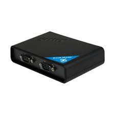Sunix Dpks02hp0 Deviceport Dock Mode Ethernet Enabled - 2x Powered Serial/Rs-232 Over Ethernet ( 2xrj45 ) ( +5vdc Power Output Via Com 9th Pin , For Serial Devices To Function Without Ac-Adapter ) , Upstream+Downstream With Daisy Chain Support Upto 4x Un