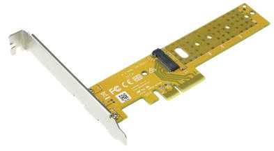 Sunix P2m04m00 M.2 X4 - 1x M.2/Ngff ( 2230/2242/2260/2280 , Nvme Mode Only ) , Pci-Express(4x) , With Extra Low-Profile Bracket For 2u Rackmount Or Slim Desktop