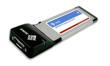 Sunix Ecsa14 - 1 Port External E-Sata , Express Card 34 ( For 34 Or 54 Slot ) , One-Lane 2.5 Gb/Sec Expresscard , Jmicron Jmb363