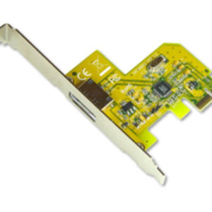 Sunix Sata0014 - 1 Port External E-Sata , Pci-Express(1x) - Jmicron Jmb360 , Support Lcq , Ncq - Include Extra Low-Profile For 2u Rackmount Or Slim Desktop