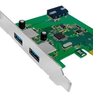 Vantec Ugt-Pc370a - Pci-Express (4x) - 2x External Usb3 Type-A ( Gen2/10gbps ) , Usb3.0/2.0 Backward Compatiable , Asmedia Asm1142 - Require 4pin Berg/Floppy Or Sata Power
