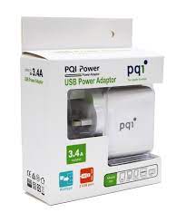 Pqi 6pcz-009r0005a Charger Mini - 2x Usb Port ( 18w 5v/1a + 5v/2.4a Dual Output )