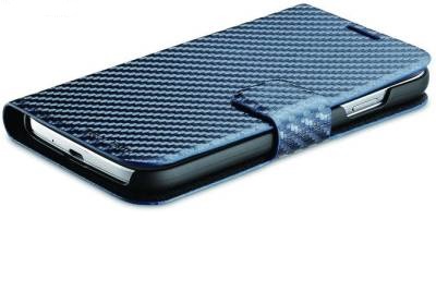 Coolermaster C-Ssbf-Cts4-Dd - Carbon Texture Folio For S4 - Grey With Stand Function For Samsung Galaxy S4 138x73x12mm
