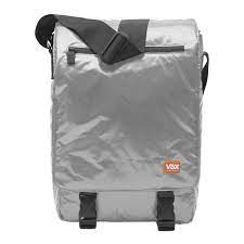 Vax Entenza 12 Inch Netbook Messenger - Bright Silver Umbrella Polyester With Pu Coating