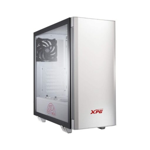 Adata Xpg Invader White With Front Argb Downlight. Magnetic Front Panel Controller Dual-Chamber Design - No Psu