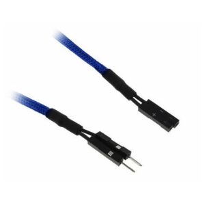 Bitfenix Bfa-Msc-2io30bk-Rp Alchemy Multisleeved(2) Cable - 2pin I/O 30cm Extension Cable ( For Power / Reset / Hdd .. Etc From Case Control Panel To Mb ) - Blue