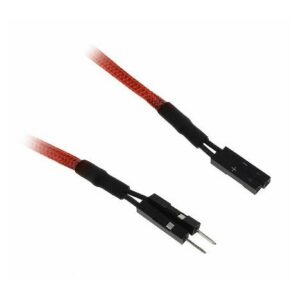 Bitfenix Bfa-Msc-2io30rk-Rp Alchemy Multisleeved(2) Cable - 2pin I/O 30cm Extension Cable ( For Power / Reset / Hdd .. Etc From Case Control Panel To Mb ) - Red