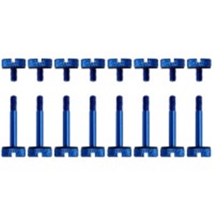 Corsair Cc-8900103 Blue - 8 Sets Of Long+Short Anodized Aluminum Thumbscrews - For Crystal Series 570x Series