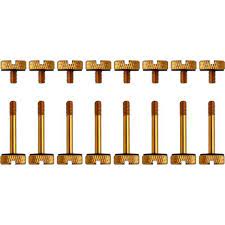 Corsair Cc-8900104 Gold - 8 Sets Of Long+Short Anodized Aluminum Thumbscrews - For Crystal Series 570x Series