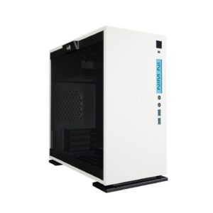 Inwin 301 - White Micro Atx Desktop Chassis with Tempered Glass Side Panel (no psu)