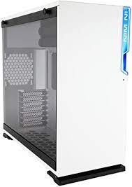 Inwin 301c White Mini Tower Rgb Micro Atx Desktop Chassis with Tempered Glass Side Panel (no psu)