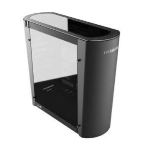 In Win 915 Full Tower Chassis Black+Black Interior - With Multifunctional Button Controls Ventilation Top Cover + Led Lighting Effects Automatic Top Cover For Ventilation Illuminated Rgb Led Control With 13 Lighting Effect Dual 3mm Tempered Glass Side