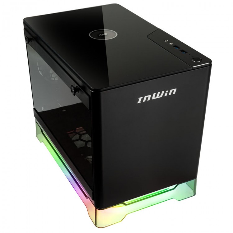 In-Win A1 Plus Black Mini-Itx Gaming Chassis + 650w 80 Plus Gold Psu