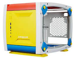 In Win Explorer Justice White - Diy Assembling Chassis With 10-Piece Tooless Module Support 1x 3-Slot Vertical Graphics Card - With Tempered Glass Side Panel No Psu