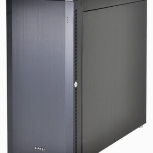 Lian-Li Pc-B16 Midi Tower Black With Lockable Front Door + Sound Dimmer Foam On All Panels No Psu