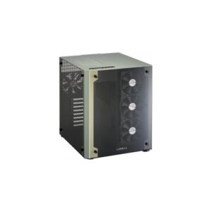 Lian-Li Pc-O8w Green Black E-Atx Chassis with Full size tempered glass side panel Rgb Colour changing
