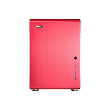 Lian-Li Pc-Q34 Mini-Itx Chassis - Red + Wireless Kb+Mouse+Pad 228x330x250mm Mini Tower Black No Psu