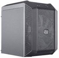 Lian-Li Pc-Q37wx All Black - 2x Tempered Glass Panels ( Side + Front ) Dual Chamber Desihgn For Dedicated Heat Separation 237x345x346mm Compact Size All Black No Psu