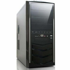 Vantec Tsx-300 Atx Chassis with Led Icon display - tool free = black (No Psu included)