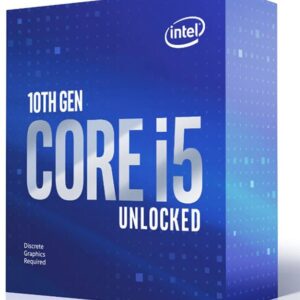 Intel Comet Lake Lga1200 I5-10600kf - 6 Cores+Hyper-Threading / 12 Threads 4.1ghz Box Cpu / 4.8ghz Turbo Boost Unlocked Clock Multiplier 14nm Sse4 Avx2 Bmi Fma3 Sba No Vpro Tsx Vt-X + Vt-D + Aes-N Built-In Dual Channel Ddr4-2666 ( Non-Ecc Only )