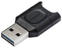 Kingston Mlp Sdhc/Sdxc ( Uhs-I + Uhs-Ii ) Usb3 Gen1 Type-A Card Reader ( Flash Drive Type ) 51.8x33.5x9mm