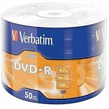Verbatim 43533 Wide Photo Printable No Id Brand 4.7gb 120min Dvd-R ( 16x ) - 50pack Spindle