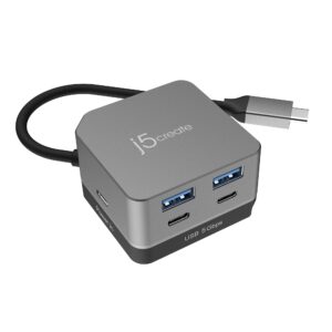 J5 Create JCD361 t-4K144 HDMI Cube Plus 6-in-1 Hub