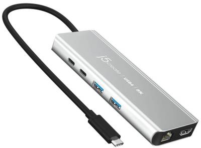 J5 Create Jcd403 8k Multi-Port Hub - Type-C Usb4 ( 40gbps ) Universal Docking Station