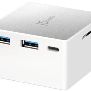 J5 Create Jcdp385 Powered Mini Dock - Usb3.0 Type-C ( Gen1/5gbps ) Universal Docking Station