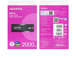 Adata 500gb Sc610 Usb 3.0 Gen 2x2 External Ssd