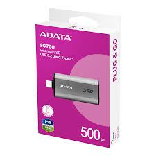 Adata 500g Sc750 Type-C Gen2