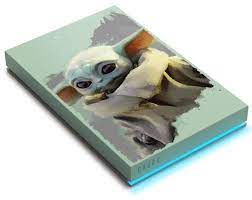 Seagate Stkl2000404 Firecuda Game Drive Special Edition - Mandalorian Grogu With Rgb Led 2tb/2000gb ( 2.5" 5400rpm) Usb3.0 122.5x80x14.5mm For Pc Mac Playstation And Xbox - 2 Yeas Warranty